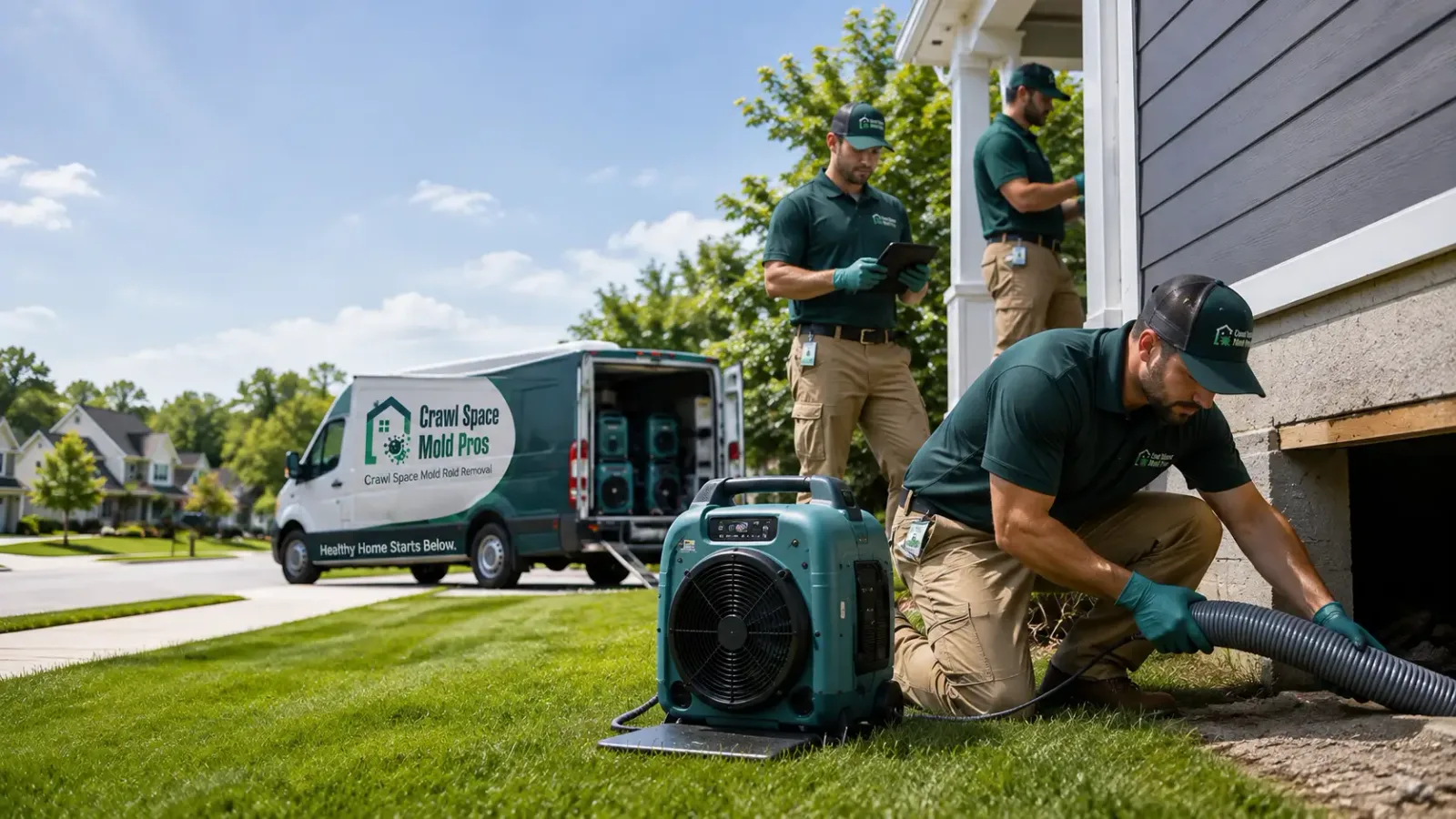 Crawl Space Mold Removal in Carmel, ME